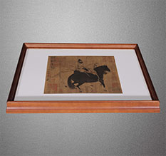 崇明书画装裱配框服务案例